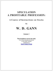 speculation a profitable proffession trade like gann